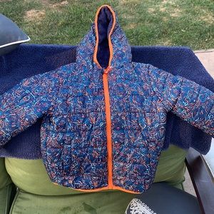 Cat & Jack puffer jacket bear pattern